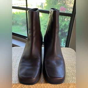 Madeleine Stuart Leather Ankle Boots - 10M